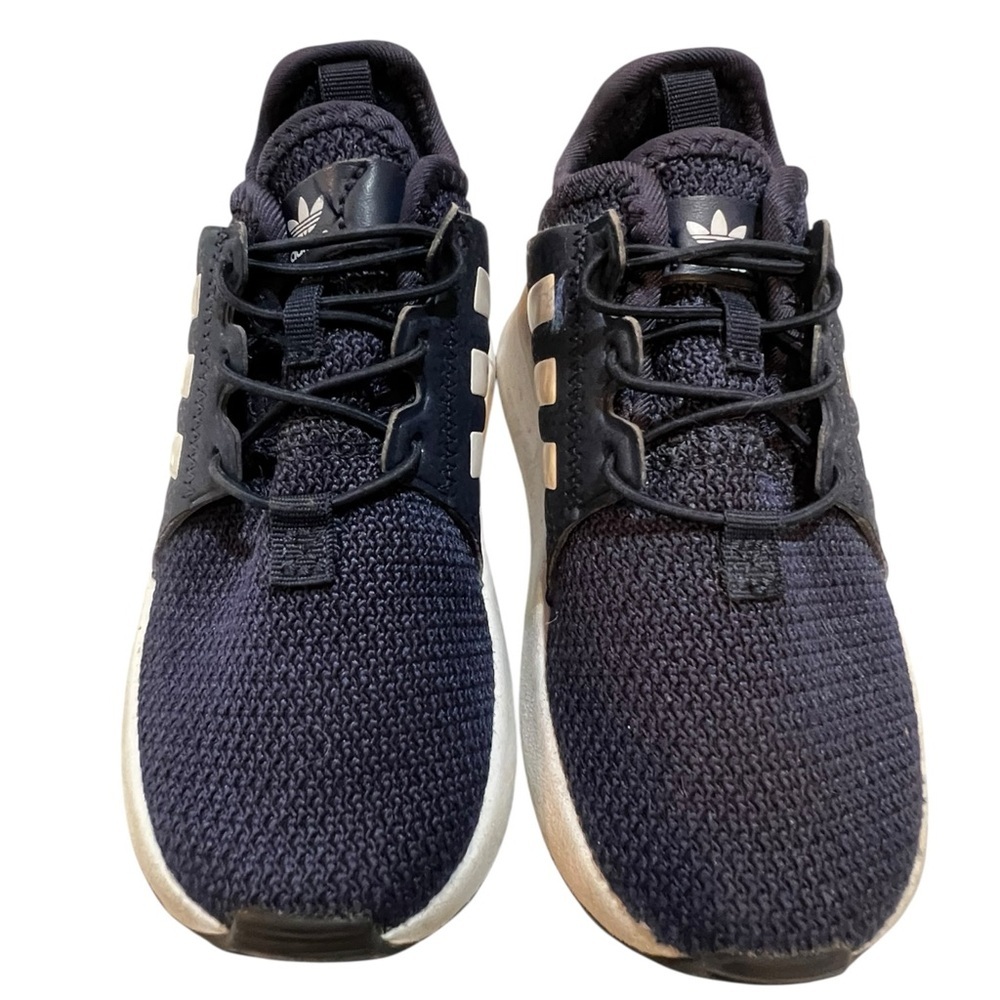 Adidas Kids Blue and White No Tie Sneakers 8K - Picture 4 of 7